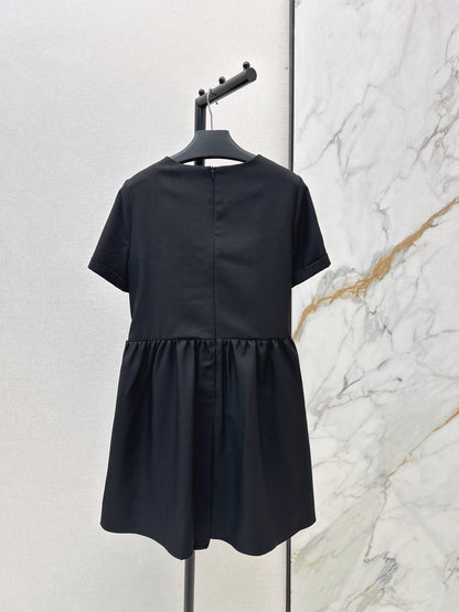26ss Cinched Waist Tie Dress