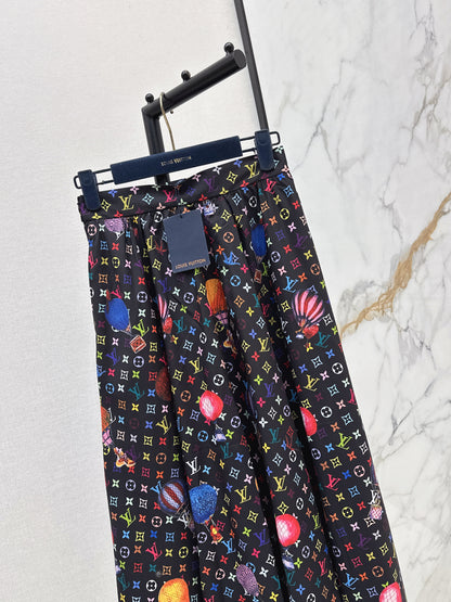 26ss Umbrella-shaped half skirt