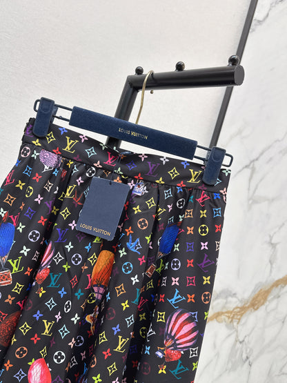 26ss Umbrella-shaped half skirt