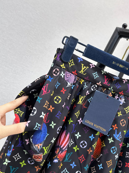 26ss Umbrella-shaped half skirt