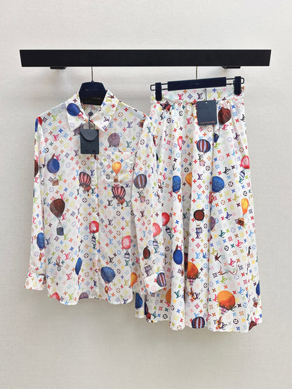 26ss ULogo pattern shirt