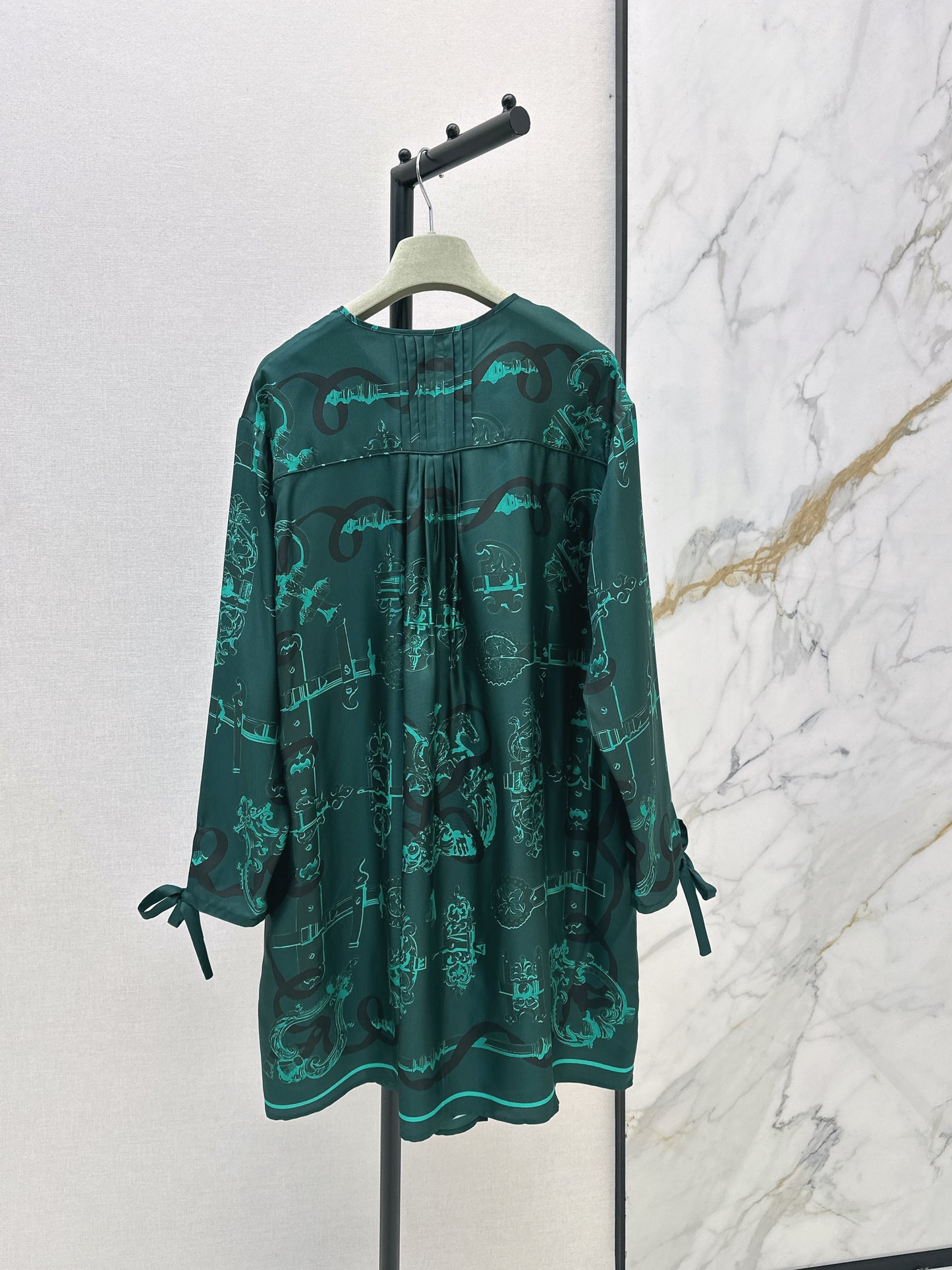 26ss Tie Waist Elegant Dress