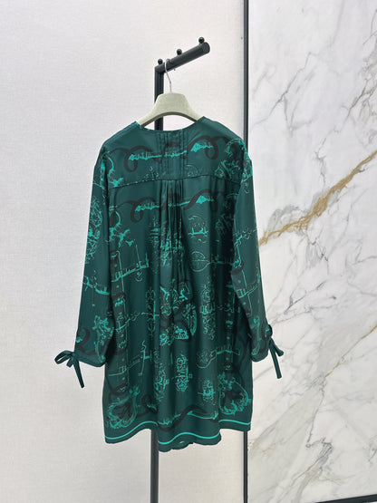 26ss Tie Waist Elegant Dress