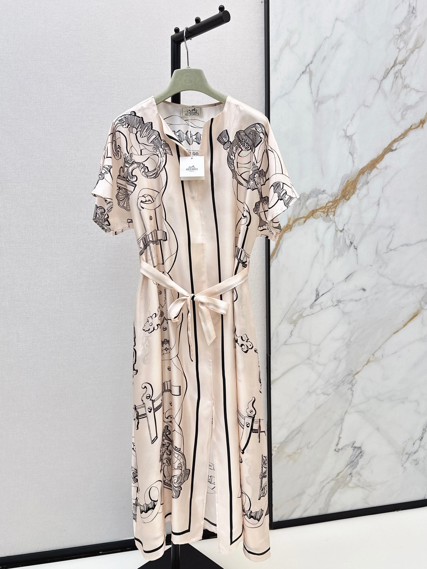 26ss Kaftan Split Dress