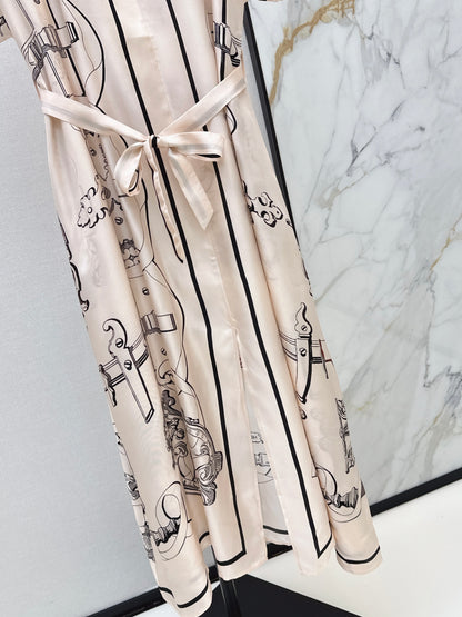 26ss Kaftan Split Dress