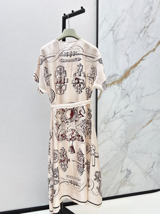 26ss Kaftan Split Dress