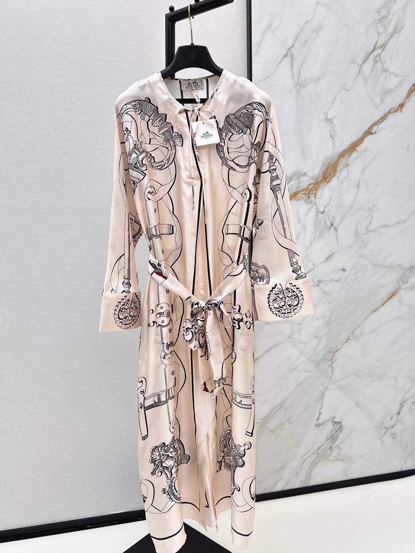 26ss Batwing Sleeve Elegant Dress