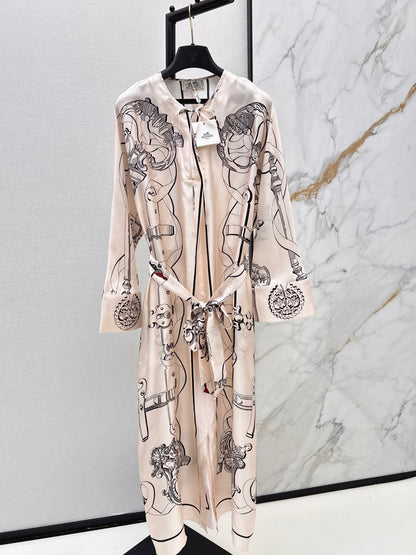 26ss Batwing Sleeve Elegant Dress