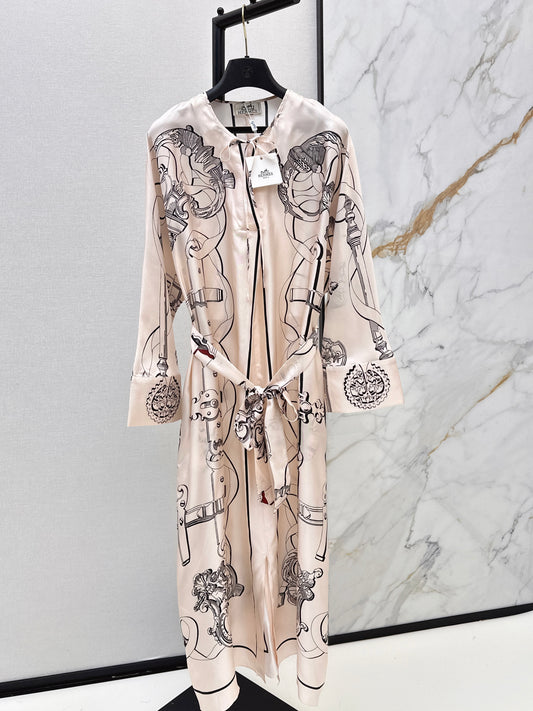 26ss Batwing Sleeve Elegant Dress