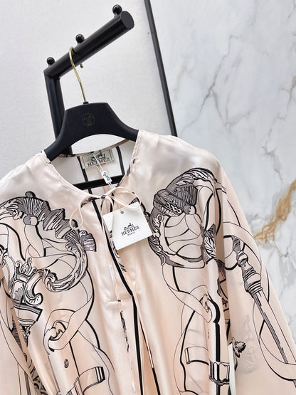 26ss Batwing Sleeve Elegant Dress