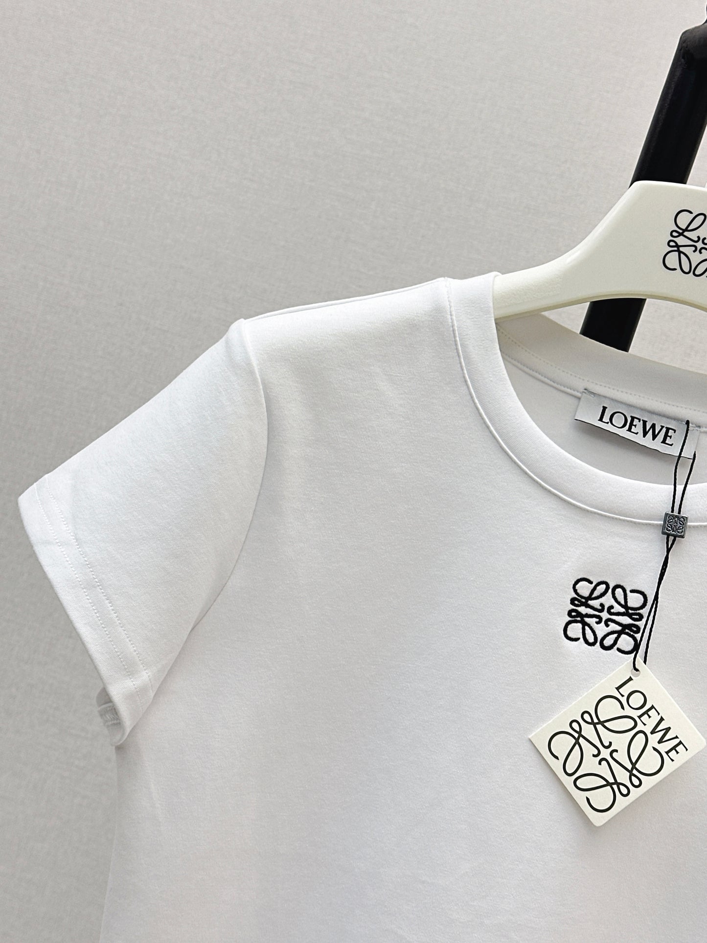 26ss Embroidered Pattern Slim Fit T-Shirt