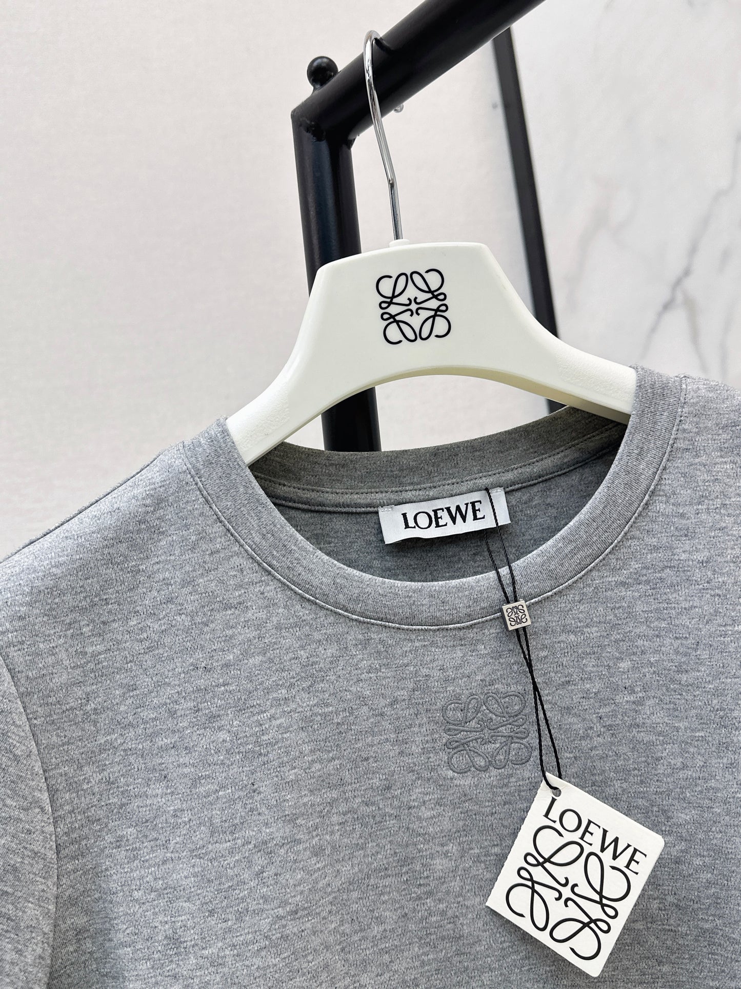26ss Embroidered Pattern Slim Fit T-Shirt
