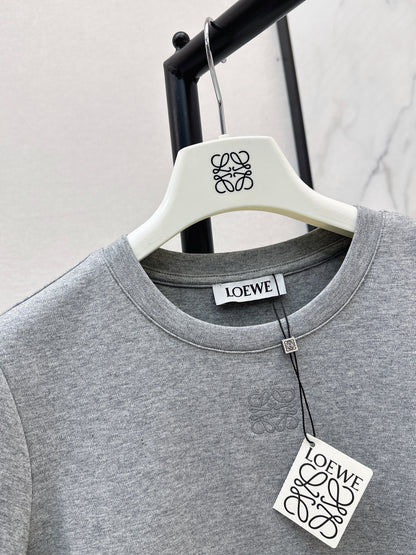 26ss Embroidered Pattern Slim Fit T-Shirt