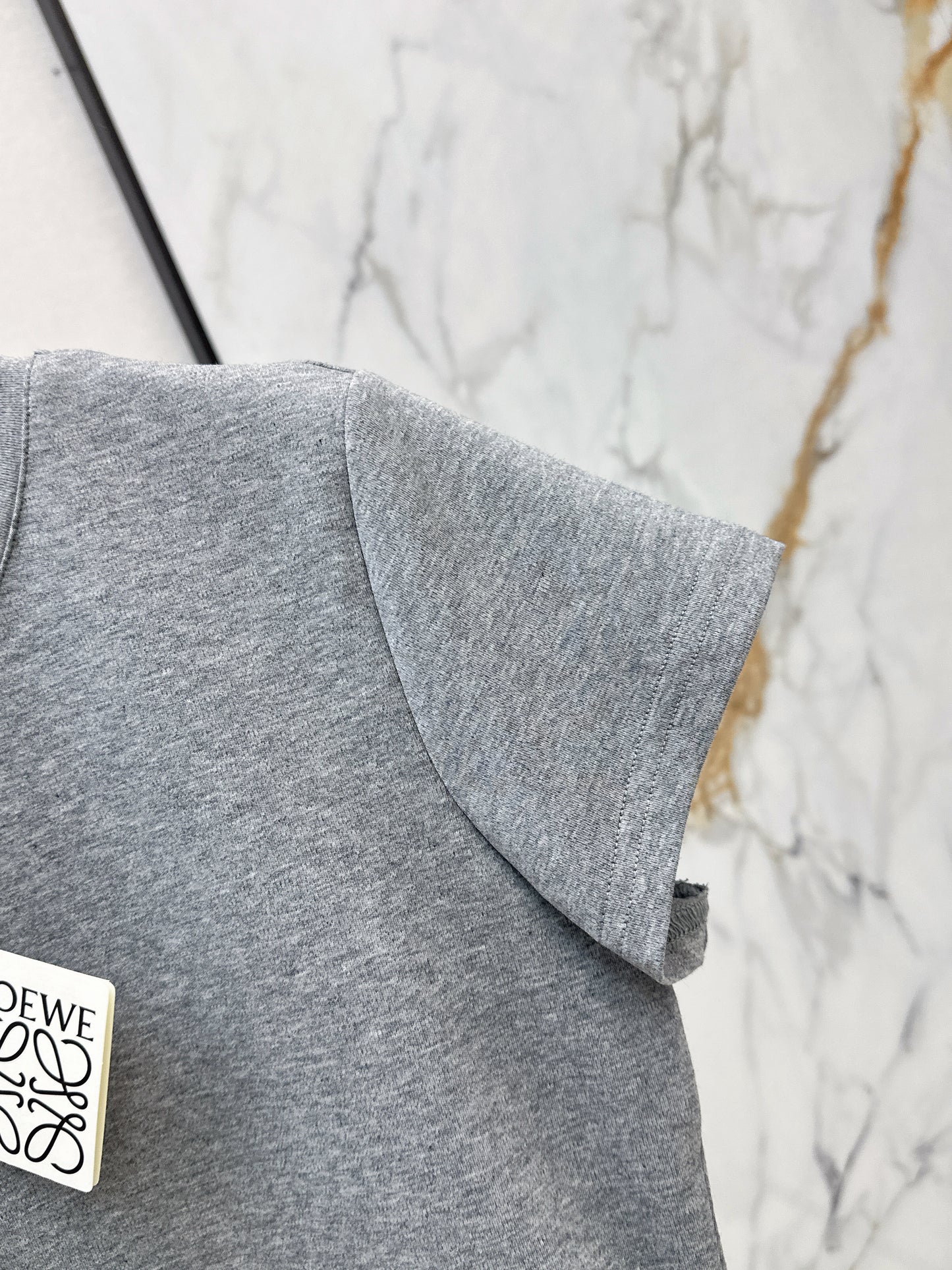 26ss Embroidered Pattern Slim Fit T-Shirt