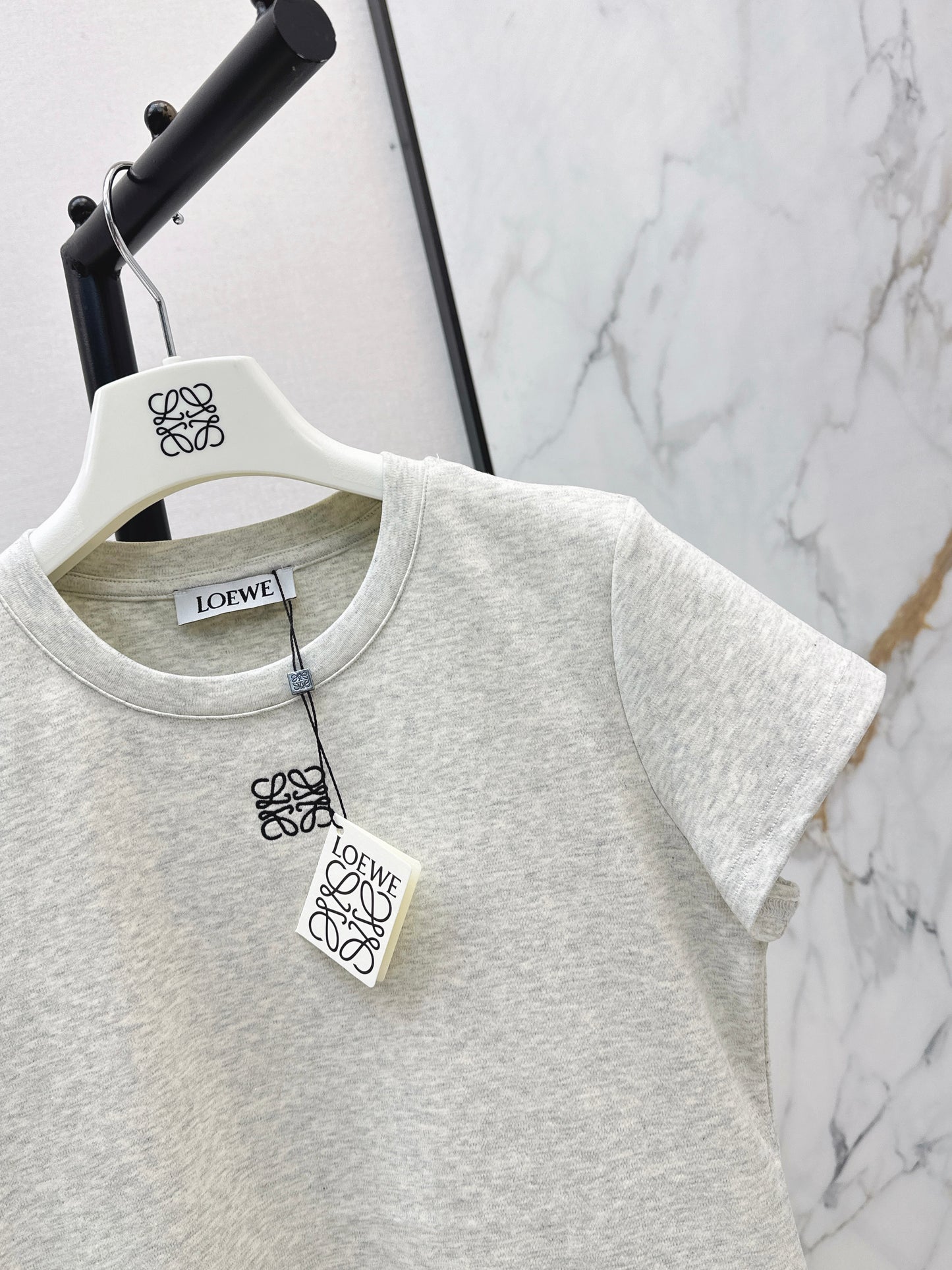 26ss Embroidered Pattern Slim Fit T-Shirt
