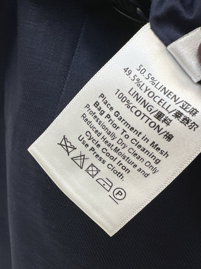 26ss Belt-decorated versatile mid-length pants