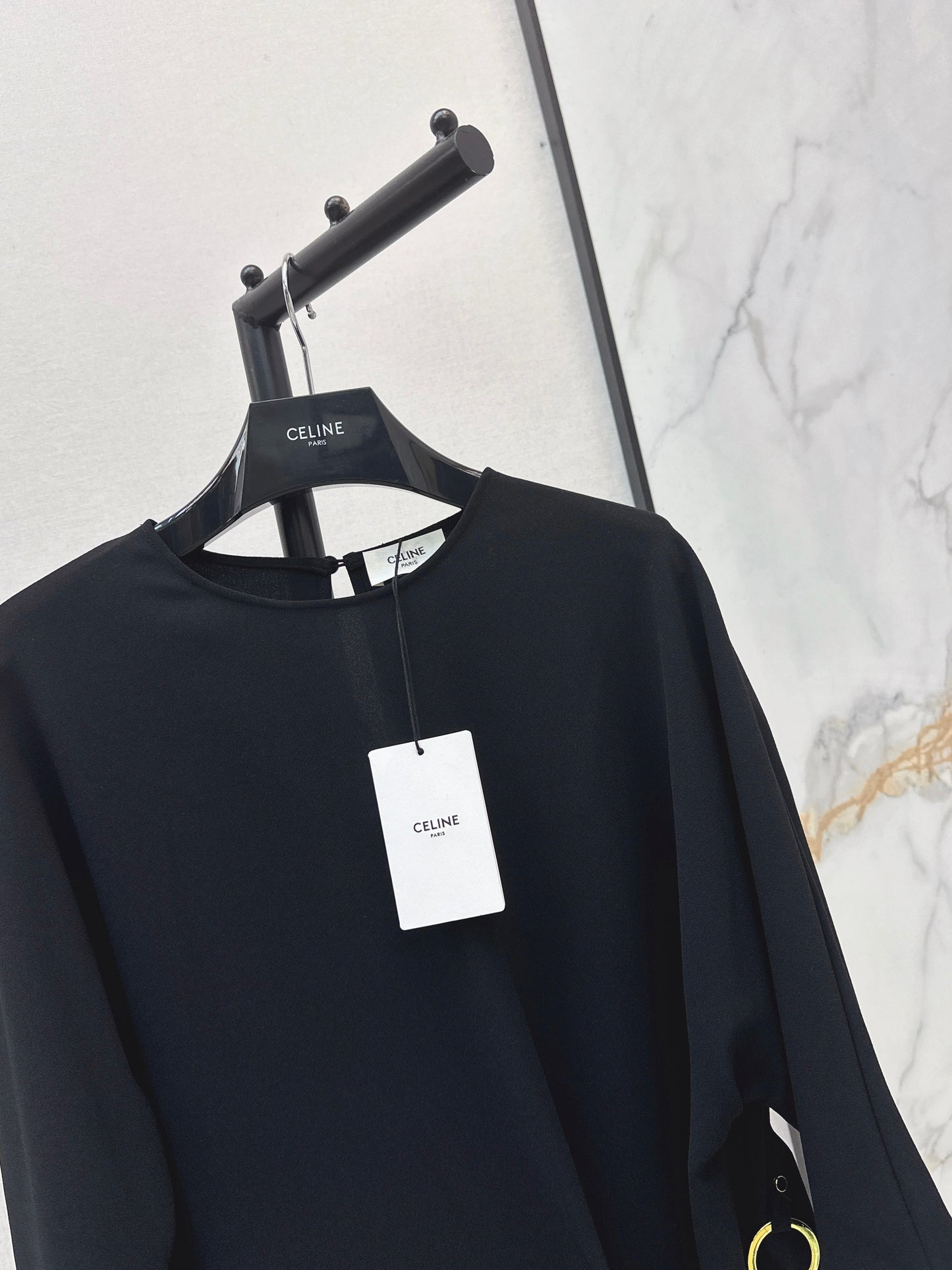 26ss Metal Chain Decorative Dress