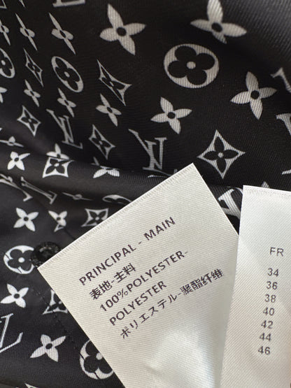 26ss Monogram Pattern Long-Sleeve Shirt / Straight-Leg Pants