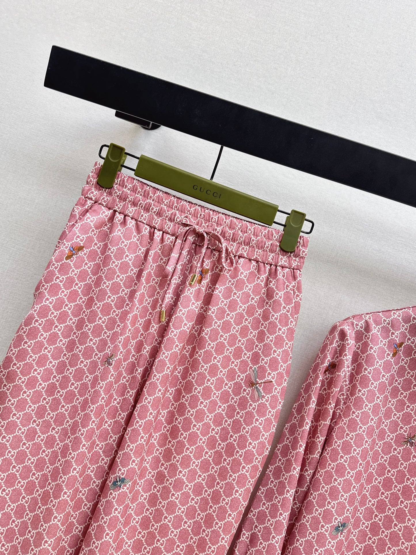 26ss Monogram Long-Sleeve Shirt / Straight-Leg Pants