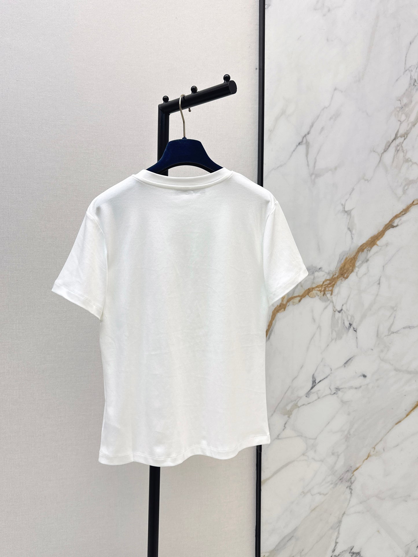 26ss Letter Embroidery Decorative T-Shirt
