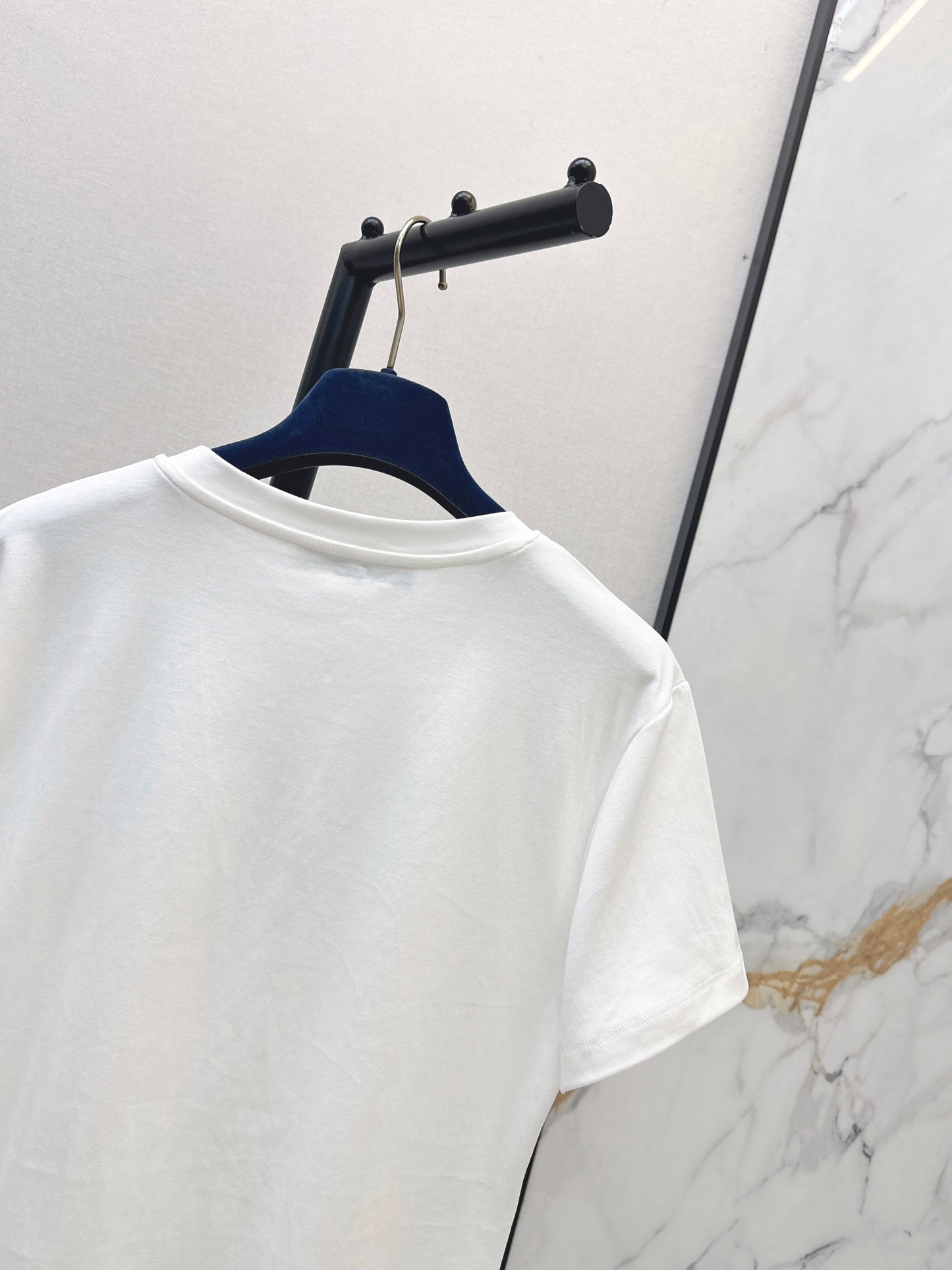 26ss Letter Embroidery Decorative T-Shirt