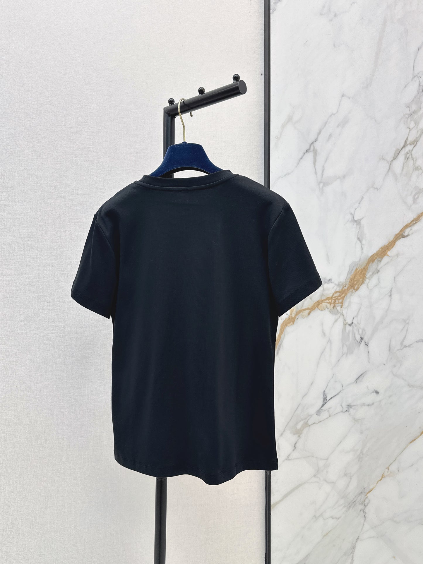 26ss Letter Embroidery Decorative T-Shirt