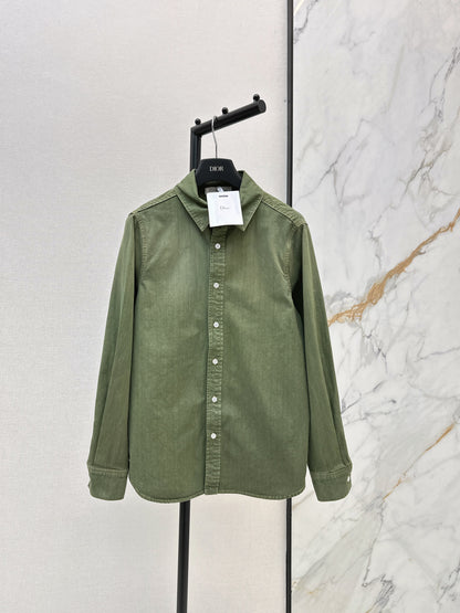 26ss Vintage Washed Denim Shirt