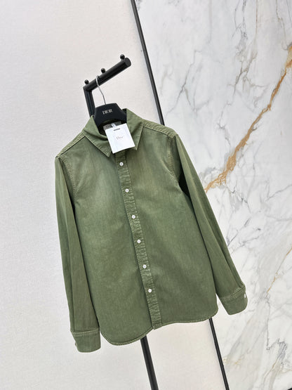26ss Vintage Washed Denim Shirt