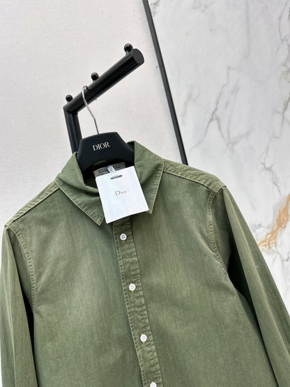 26ss Vintage Washed Denim Shirt