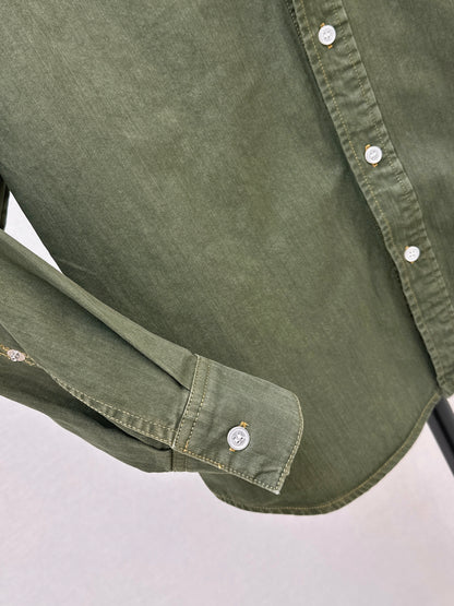 26ss Vintage Washed Denim Shirt