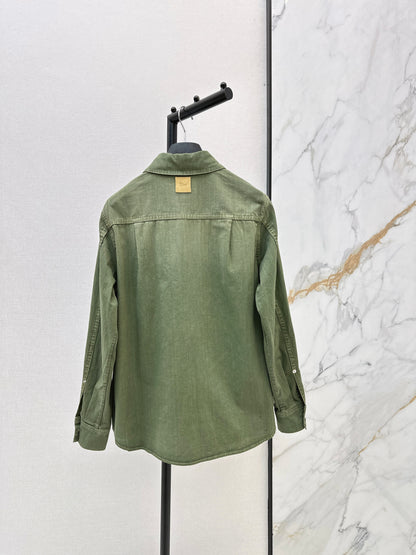 26ss Vintage Washed Denim Shirt