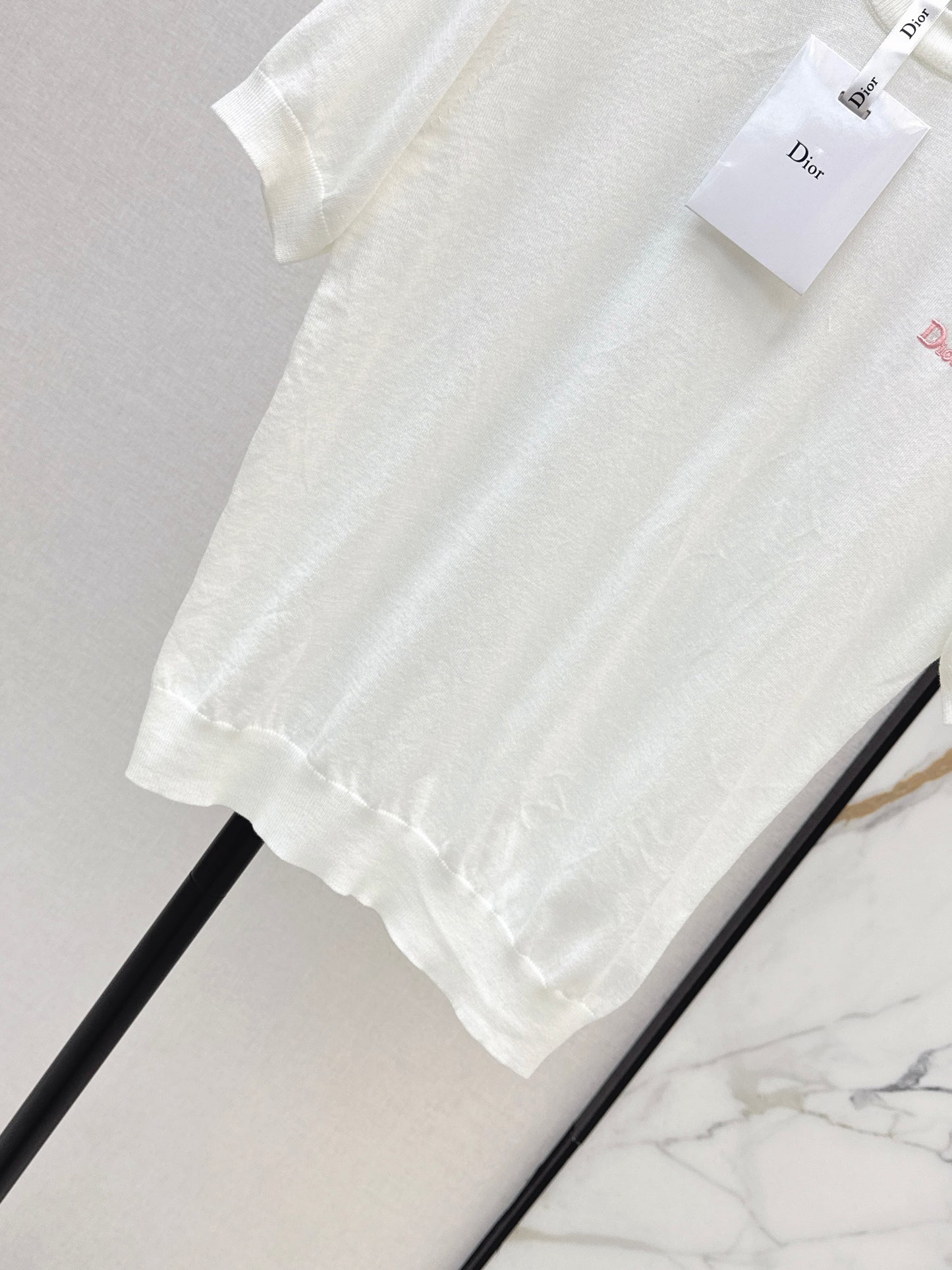 26ss Letter Embroidery Short Sleeve