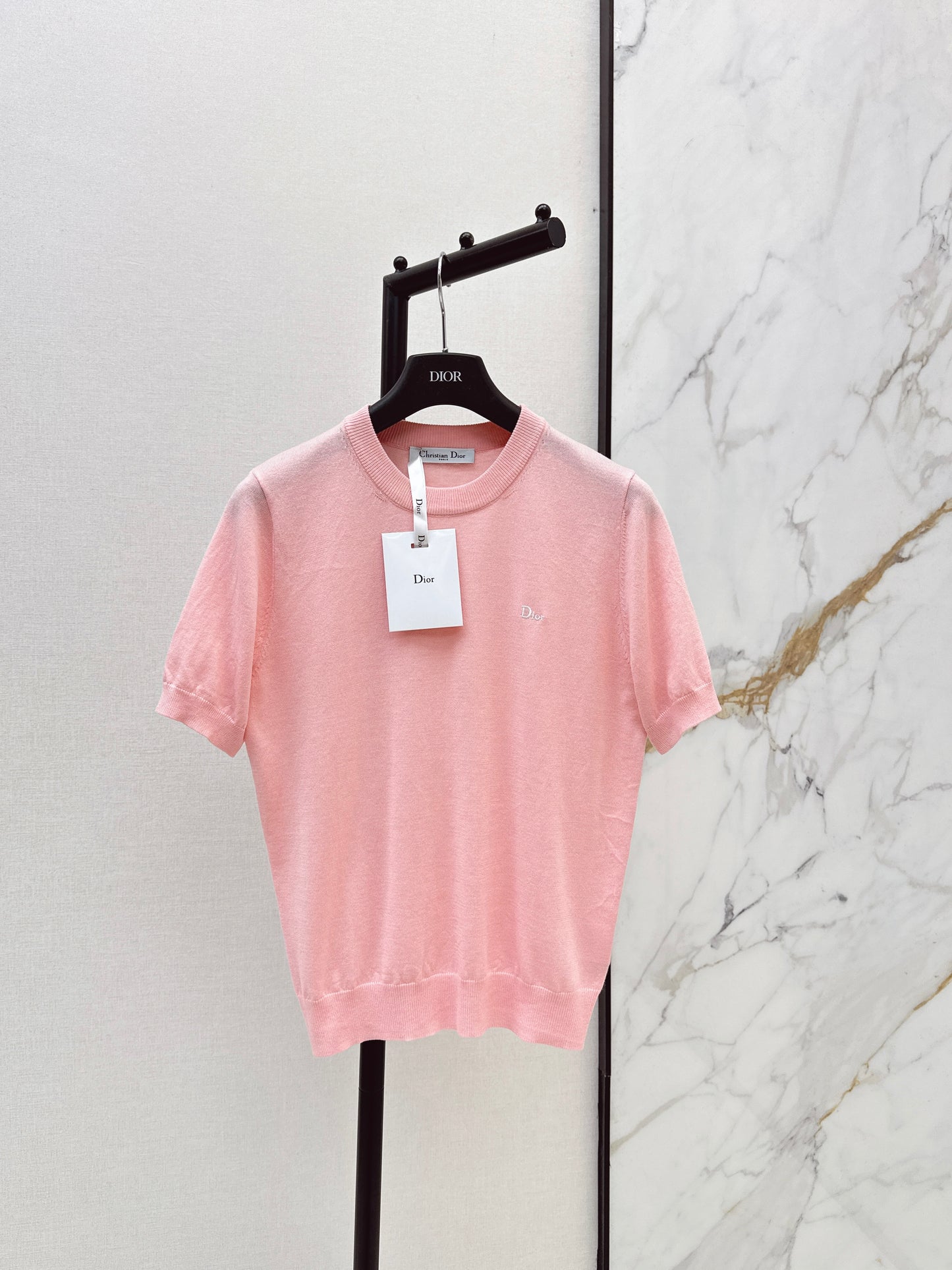 26ss Letter Embroidery Short Sleeve