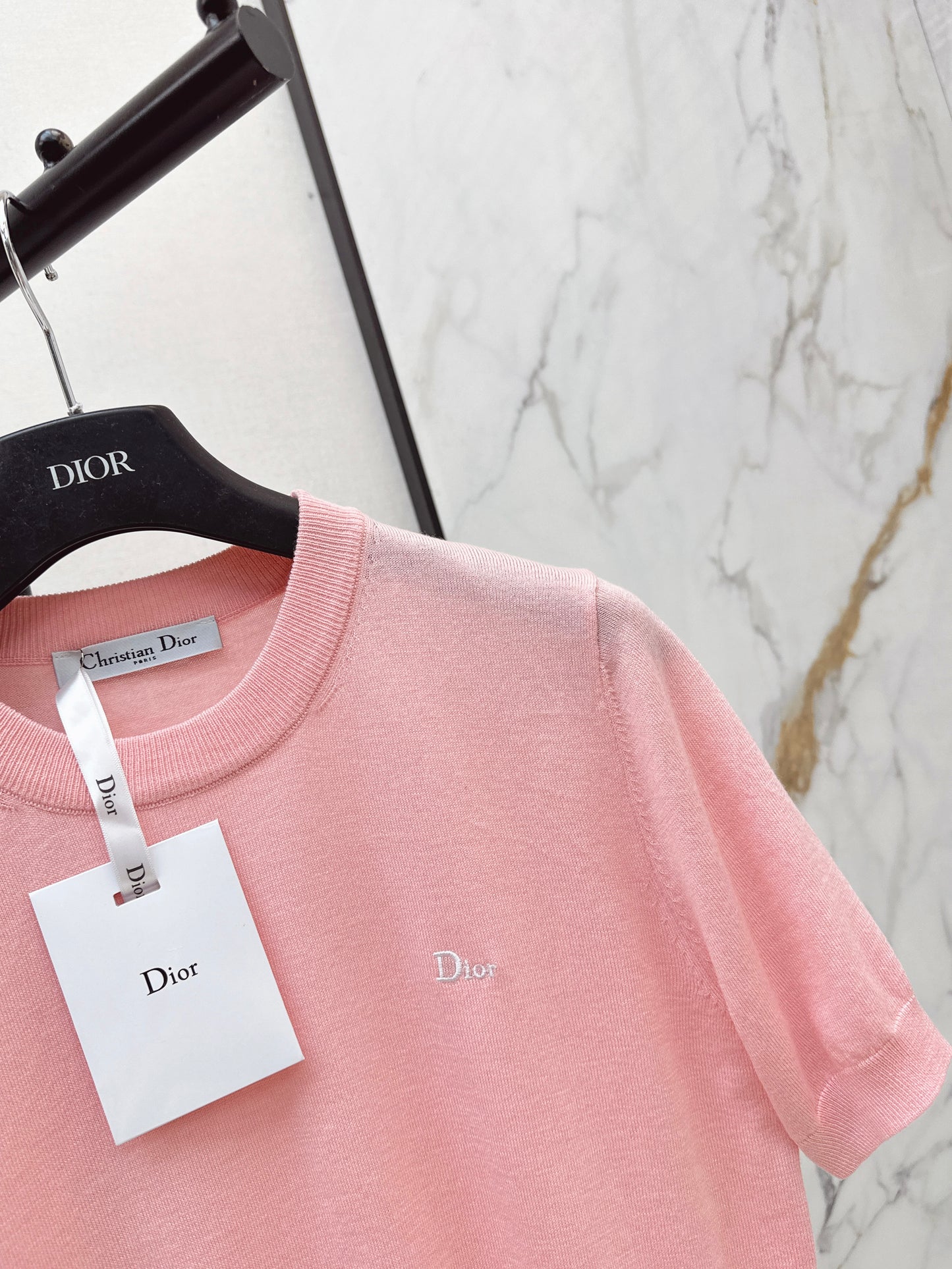 26ss Letter Embroidery Short Sleeve