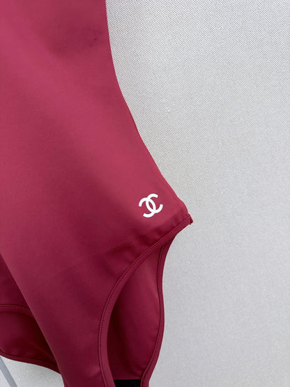 Cross-body swimsuit