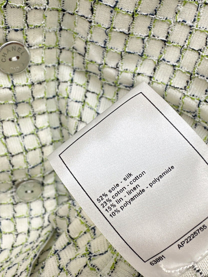 Knitted Tweed Shirt-Style Jacket