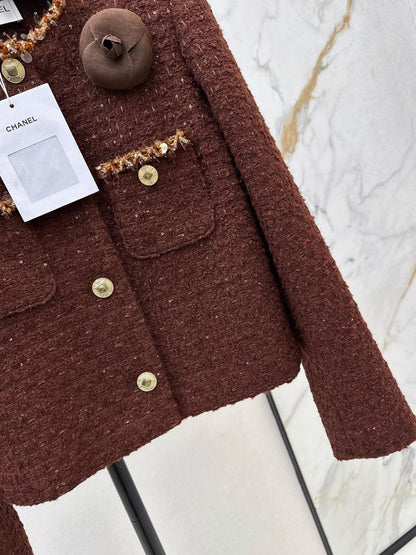 Woven Tweed Jacket