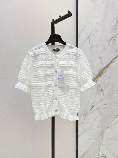 Open-knit cardigan