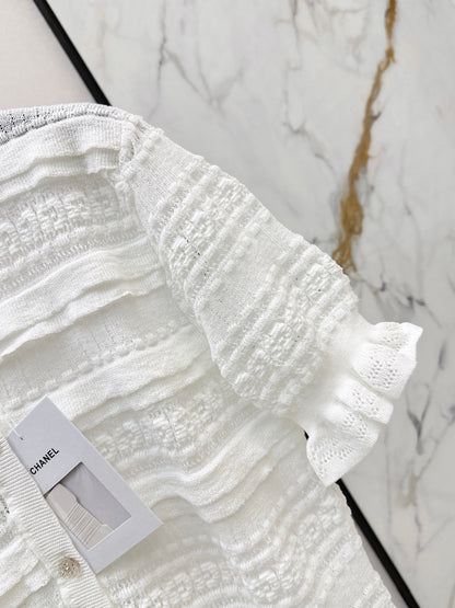Open-knit cardigan