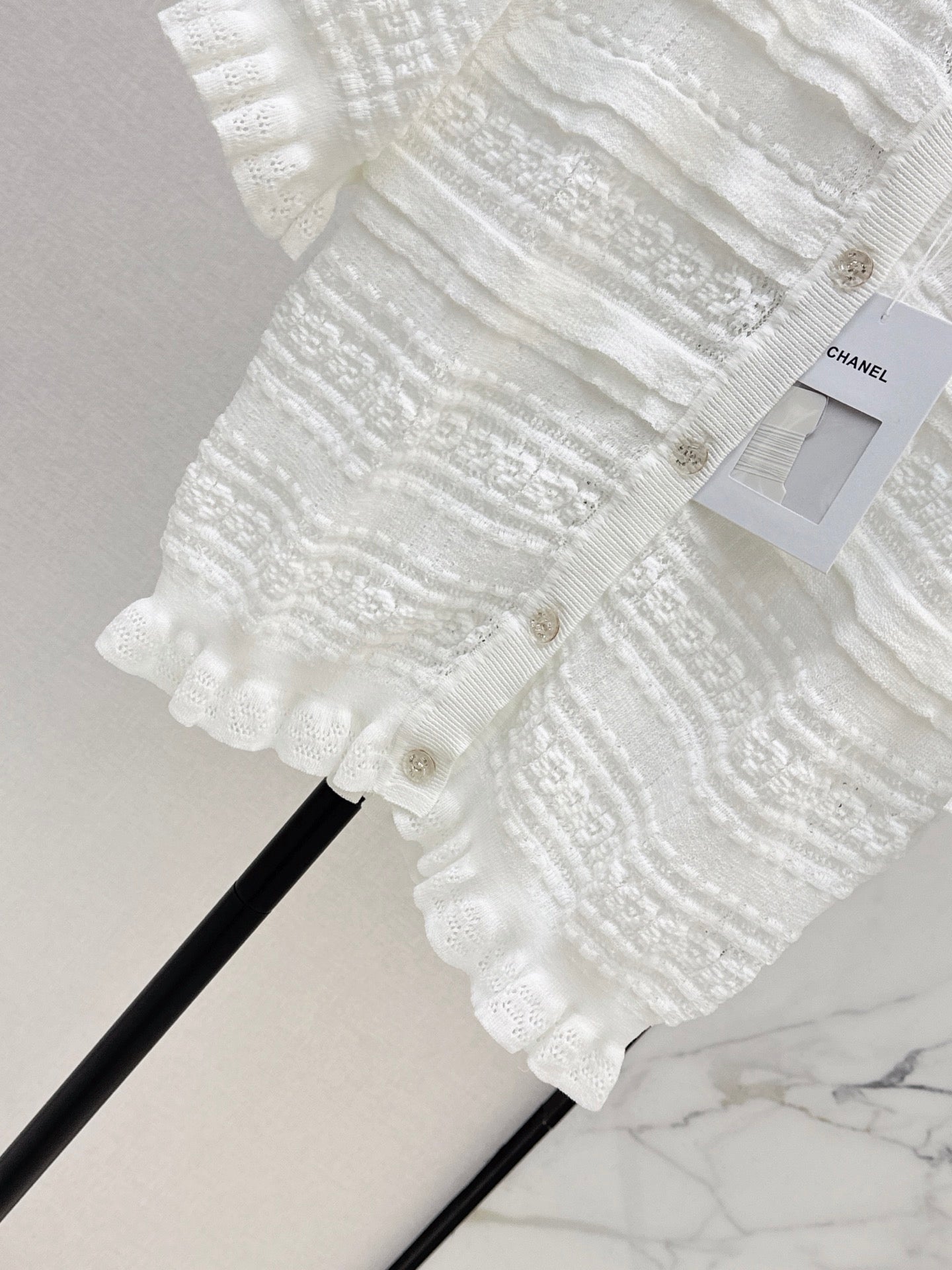 Open-knit cardigan