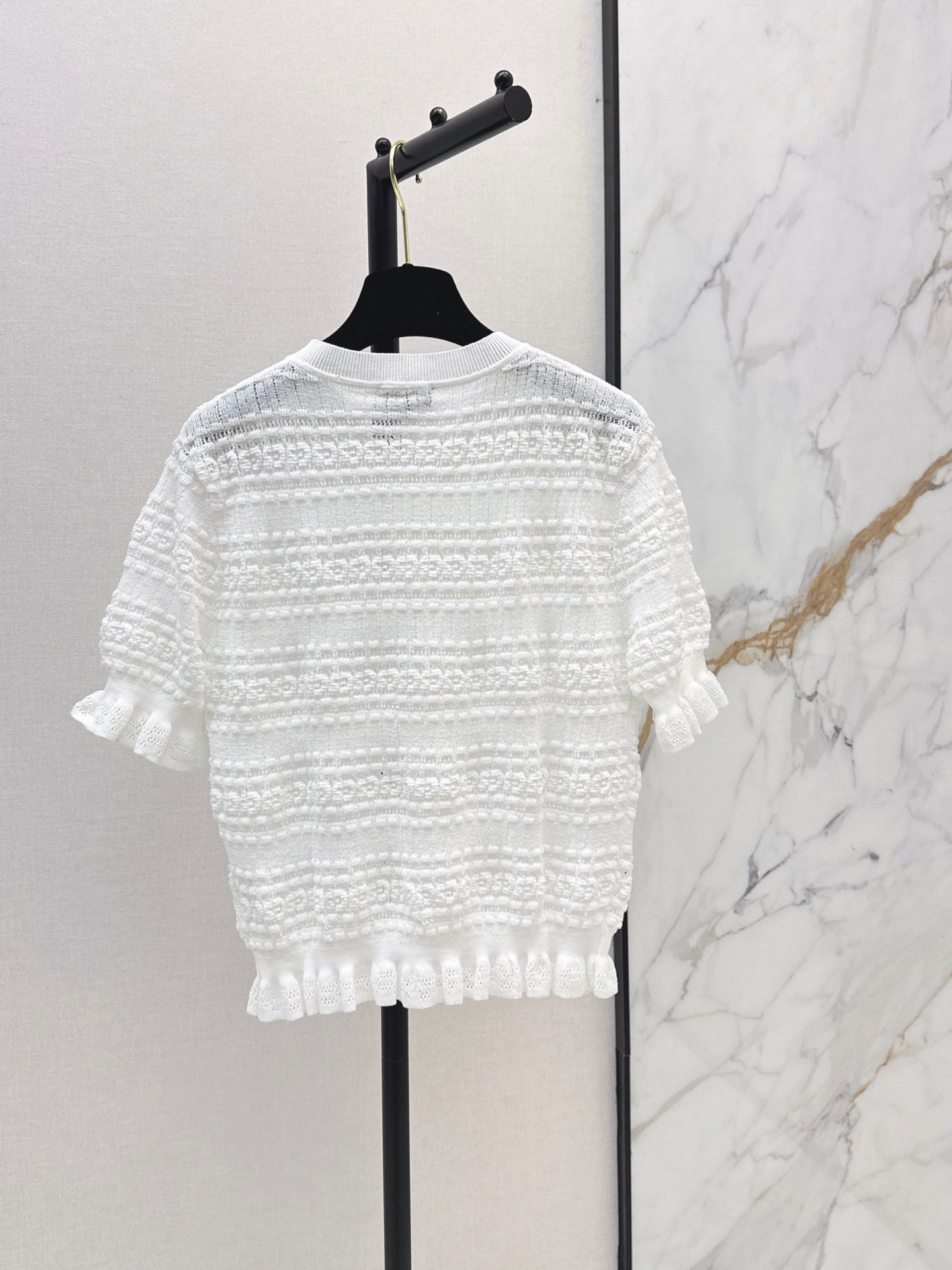 Open-knit cardigan