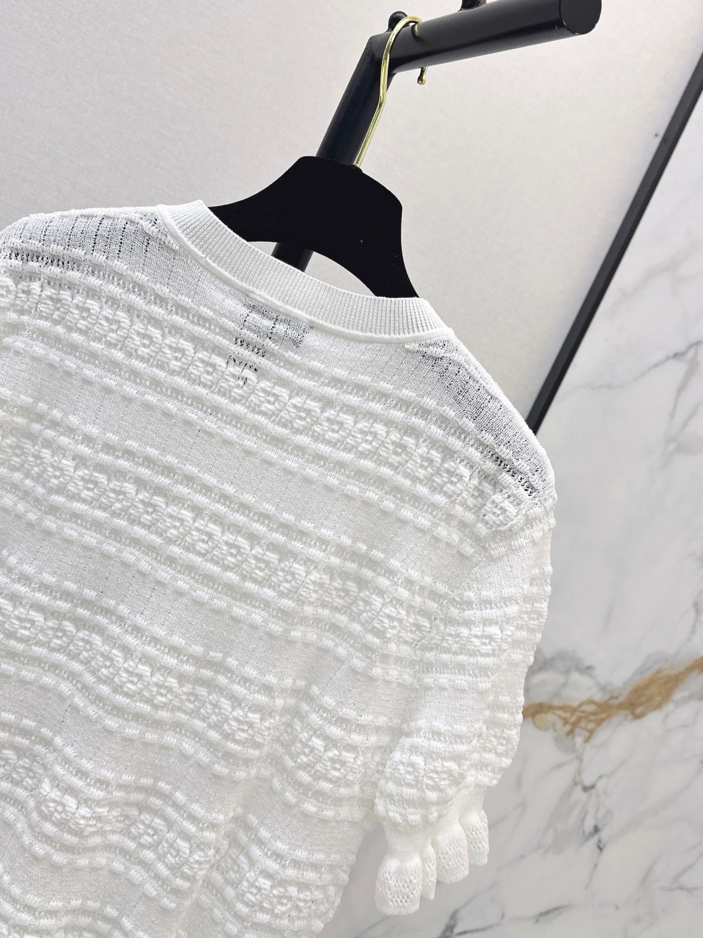 Open-knit cardigan