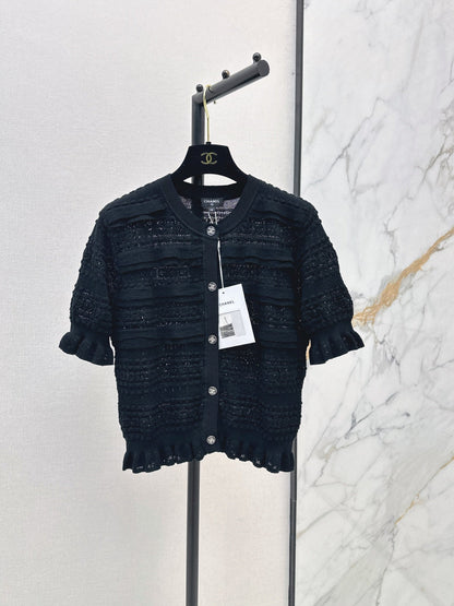 Open-knit cardigan