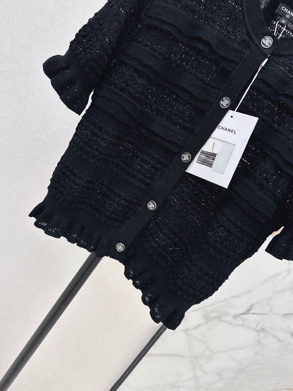 Open-knit cardigan