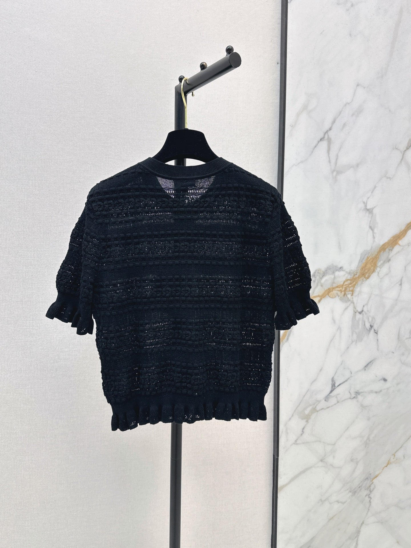 Open-knit cardigan