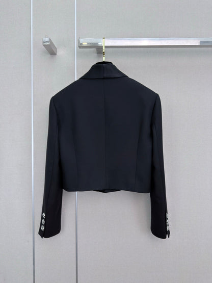 Acetate Lapel Blazer