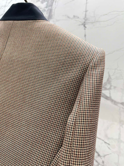 Beige Half-Zip Knit Top