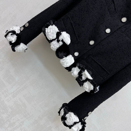 Frayed-Edge Tweed Jacket