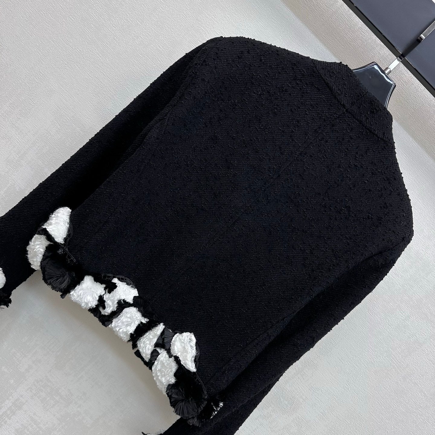 Frayed-Edge Tweed Jacket
