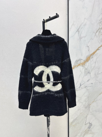 Chanel/Belted Mohair Cardigan